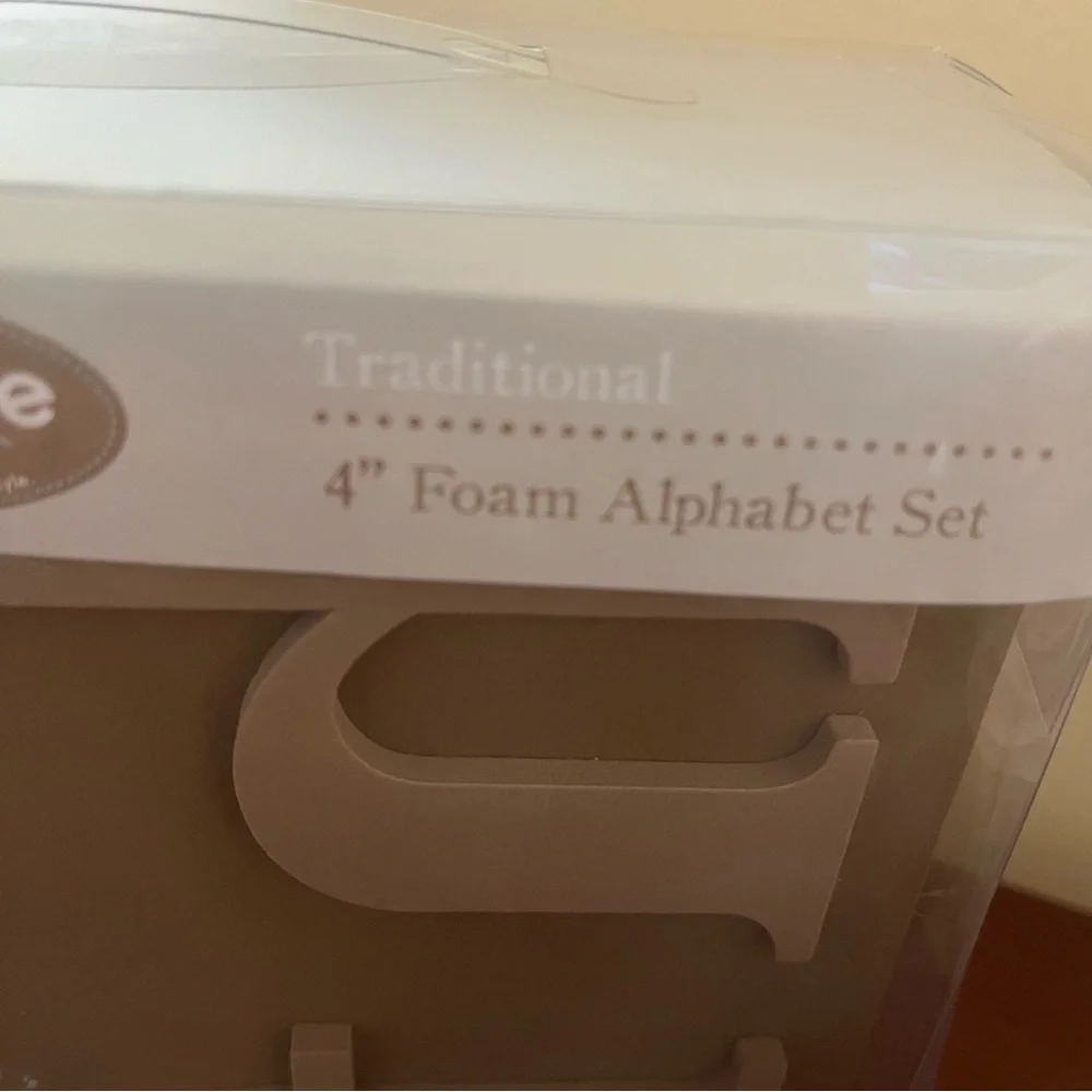 Creative Cafe Traditional 4 Inch Foam Alphabet Stamp Set 32pc Hampton Art V56157